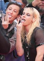 Kristen Stewart poses with fan at Nouvelle Vague screening - Deauville