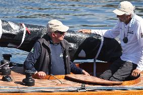 Don Juan Carlos Sails In Sanxenxo - Spain
