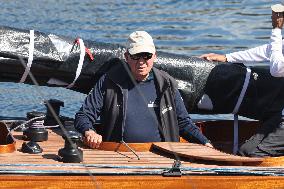 Don Juan Carlos Sails In Sanxenxo - Spain