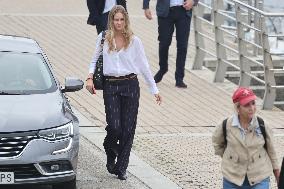 Infanta Elena Enjoys A Day In Sanxenxo - Spain