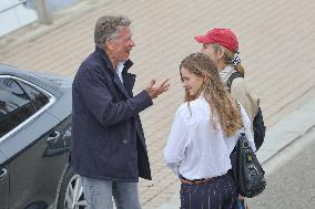 Infanta Elena Enjoys A Day In Sanxenxo - Spain