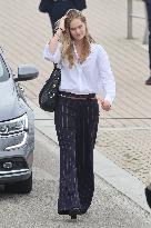 Infanta Elena Enjoys A Day In Sanxenxo - Spain