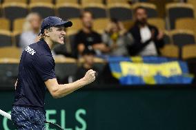 DAVIS CUP SWEDEN-TUNISIA