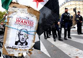 Demonstration In Support Of Palestine And Global Sumud Flotilla - Paris