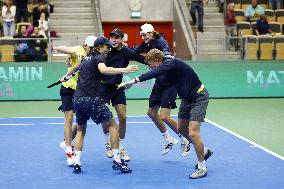 DAVIS CUP SWEDEN-TUNISIA