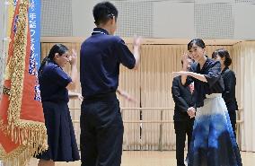 Sign language contest in western Japan