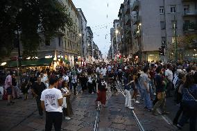 Demonstration in support of Flotilla and Palestine - Milan