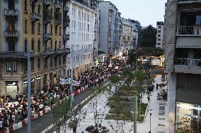 Demonstration in support of Flotilla and Palestine - Milan
