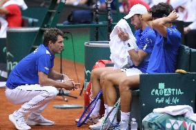 Croatia v France - 2025 Davis Cup Qualifiers Second Round: Day 2
