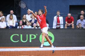 Croatia v France - 2025 Davis Cup Qualifiers Second Round: Day 2