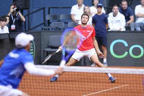 Croatia v France - 2025 Davis Cup Qualifiers Second Round: Day 2