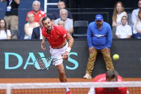 Croatia v France - 2025 Davis Cup Qualifiers Second Round: Day 2