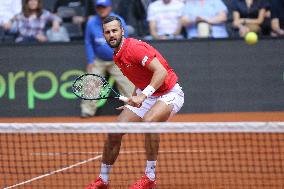 Croatia v France - 2025 Davis Cup Qualifiers Second Round: Day 2