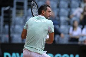 Croatia v France - 2025 Davis Cup Qualifiers Second Round: Day 2