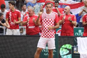 Croatia v France - 2025 Davis Cup Qualifiers Second Round: Day 2