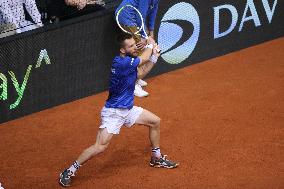 Croatia v France - 2025 Davis Cup Qualifiers Second Round: Day 2