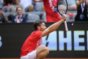 Croatia v France - 2025 Davis Cup Qualifiers Second Round: Day 2