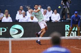 Croatia v France - 2025 Davis Cup Qualifiers Second Round: Day 2