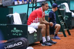Croatia v France - 2025 Davis Cup Qualifiers Second Round: Day 2