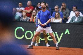 Croatia v France - 2025 Davis Cup Qualifiers Second Round: Day 2