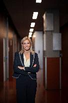 Agnes Evren at Dimanche En Politique on France 3 - Paris