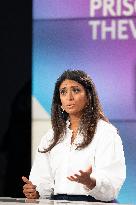 Agnes Evren at Dimanche En Politique on France 3 - Paris