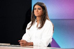 Agnes Evren at Dimanche En Politique on France 3 - Paris