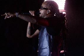 Kalash on stage at the Fete De L‘Humanite 2025 - Bretigny sur Orge