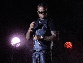 Kalash on stage at the Fete De L‘Humanite 2025 - Bretigny sur Orge