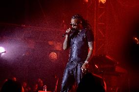 Kalash on stage at the Fete De L‘Humanite 2025 - Bretigny sur Orge