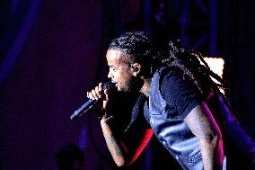 Kalash on stage at the Fete De L‘Humanite 2025 - Bretigny sur Orge