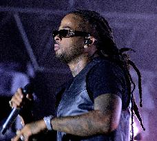 Kalash on stage at the Fete De L‘Humanite 2025 - Bretigny sur Orge