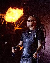 Kalash on stage at the Fete De L‘Humanite 2025 - Bretigny sur Orge