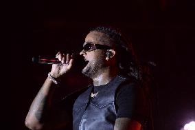 Kalash on stage at the Fete De L‘Humanite 2025 - Bretigny sur Orge