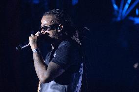 Kalash on stage at the Fete De L‘Humanite 2025 - Bretigny sur Orge