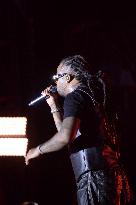 Kalash on stage at the Fete De L‘Humanite 2025 - Bretigny sur Orge