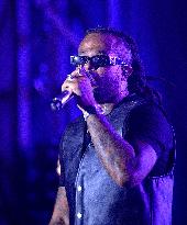 Kalash on stage at the Fete De L‘Humanite 2025 - Bretigny sur Orge