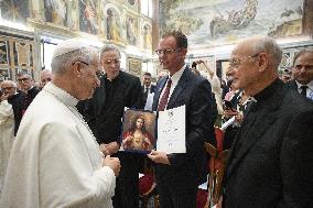 Pope Leo XVI Receives In Private Audience - Vatican