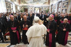 Pope Leo XVI Receives In Private Audience - Vatican