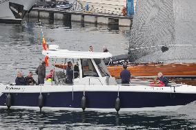 Don Juan Carlos Goes Sailing in Sanxenxo - Spain