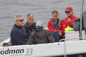 Don Juan Carlos Goes Sailing in Sanxenxo - Spain