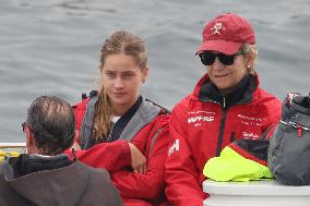 Don Juan Carlos Goes Sailing in Sanxenxo - Spain