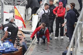 Don Juan Carlos Goes Sailing in Sanxenxo - Spain