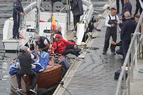 Don Juan Carlos Goes Sailing in Sanxenxo - Spain