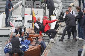 Don Juan Carlos Goes Sailing in Sanxenxo - Spain