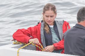 Don Juan Carlos Goes Sailing in Sanxenxo - Spain