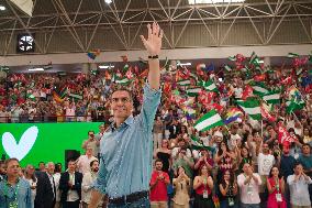 Pedro Sanchez Participates in a PSOE Public Act - Malaga