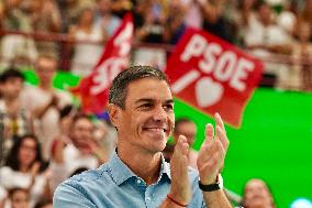 Pedro Sanchez Participates in a PSOE Public Act - Malaga
