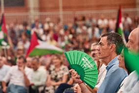 Pedro Sanchez Participates in a PSOE Public Act - Malaga