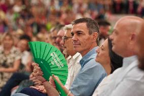 Pedro Sanchez Participates in a PSOE Public Act - Malaga